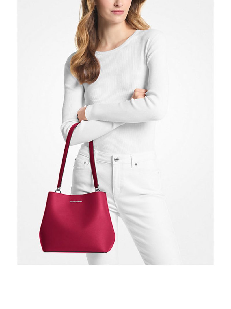 MICHAEL Michael Kors Pratt Medium Shoulder Bag - Image 3