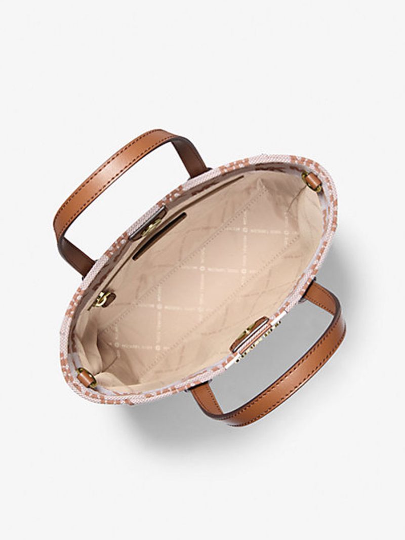 MICHAEL Michael Kors Vincent Small Logo Jacquard Convertible Tote Bag with Card Case - Image 2