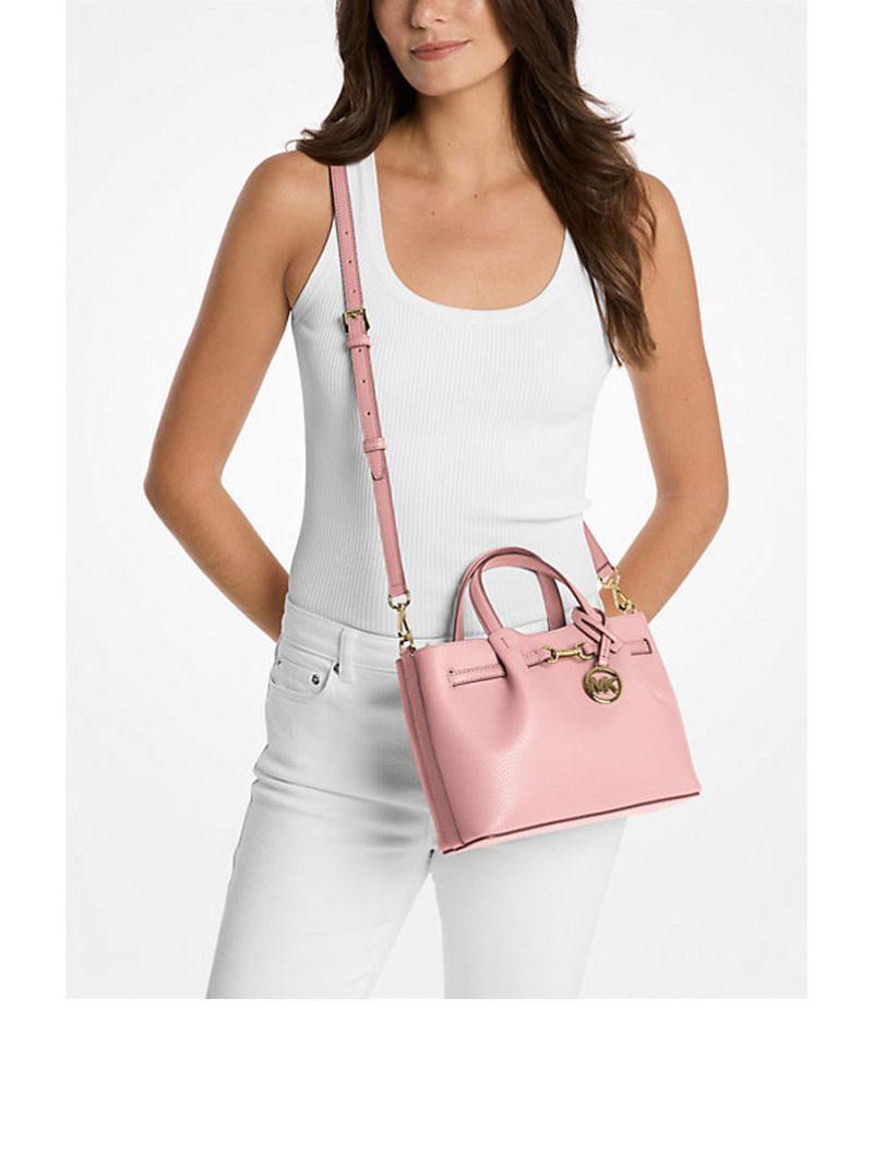 MICHAEL Michael Kors Carson Small Pebbled Leather Satchel - Image 3