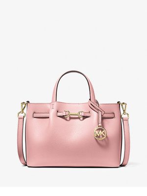 MICHAEL Michael Kors Carson Small Pebbled Leather Satchel