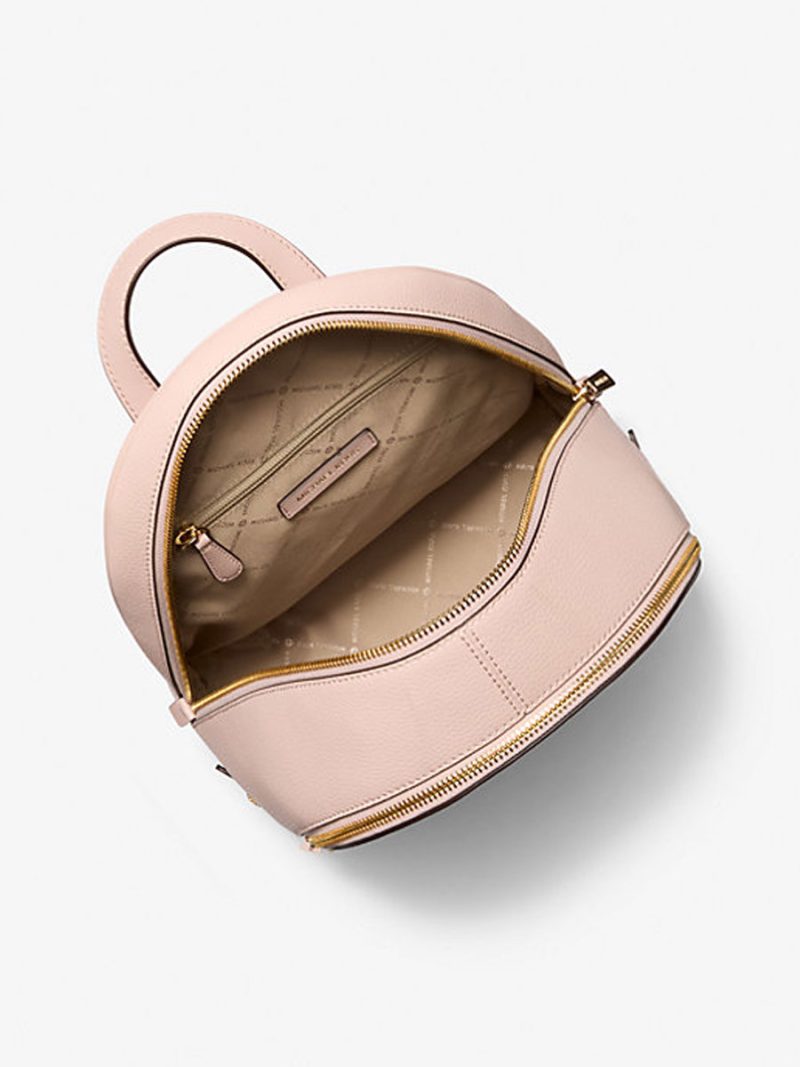 MICHAEL Michael Kors Rhea Medium Pebbled Leather Backpack - Image 2