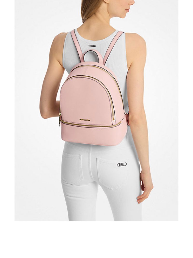 MICHAEL Michael Kors Rhea Medium Pebbled Leather Backpack - Image 3
