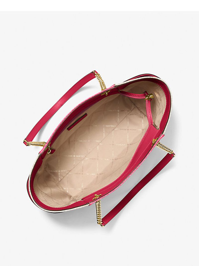 MICHAEL Michael Kors Jet Set Large Color-Block Signature Logo Shoulder Bag - Image 2