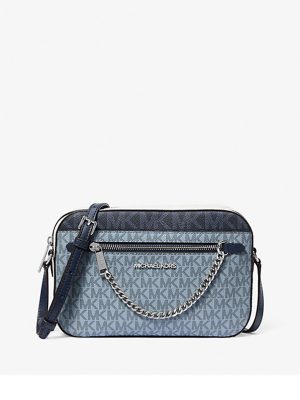 MICHAEL Michael Kors Jet Set Large Signature Logo Crossbody Bag