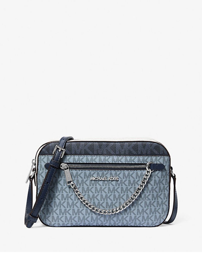 MICHAEL Michael Kors Jet Set Large Signature Logo Crossbody Bag
