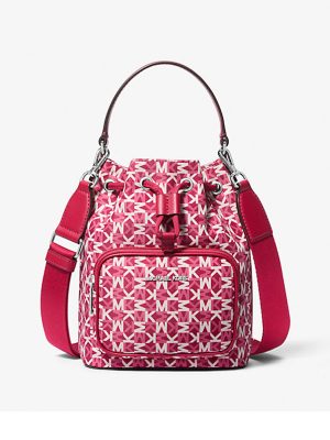 MICHAEL Michael Kors Khai Small Signature Logo Bucket Bag