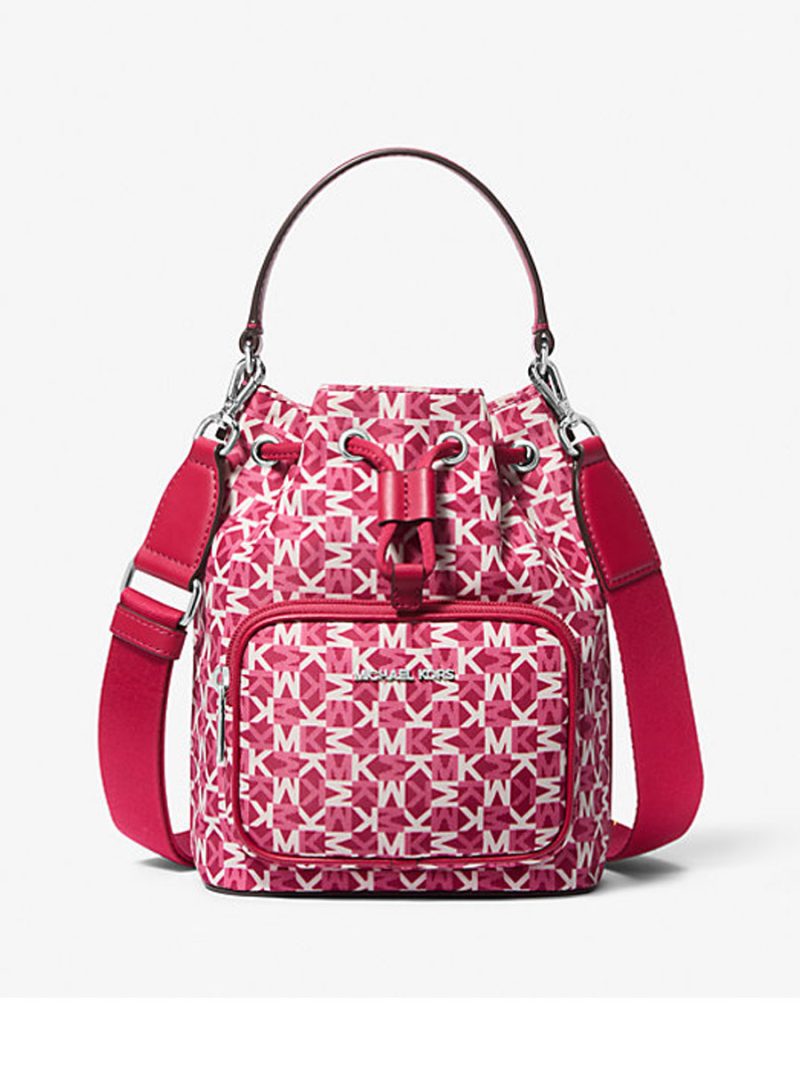 MICHAEL Michael Kors Khai Small Signature Logo Bucket Bag