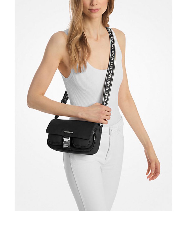 MICHAEL Michael Kors Khai Medium Nylon Messenger Bag - Image 3