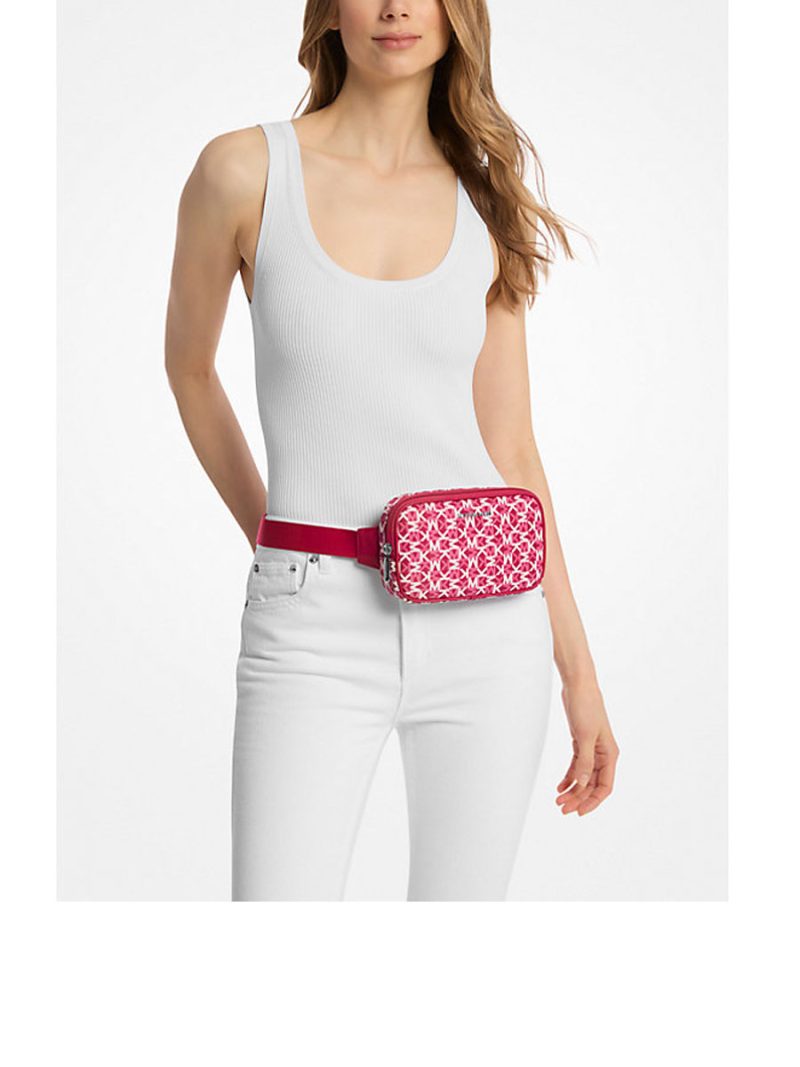 MICHAEL Michael Kors Khai Small Logo Printed Sling Pack - Image 3