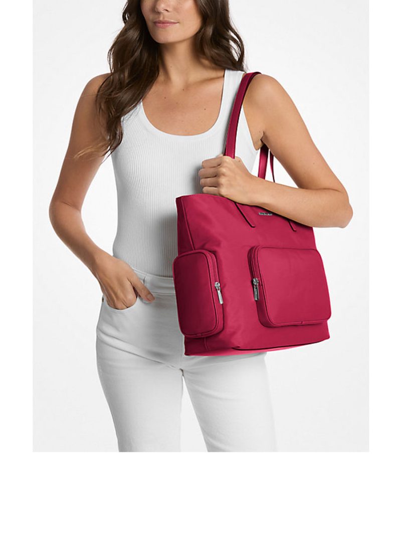 MICHAEL Michael Kors Khai Large Nylon Tote Bag - Image 3