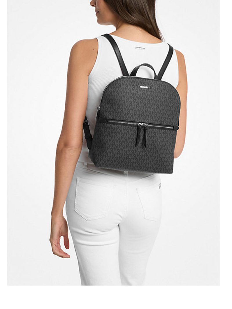 MICHAEL Michael Kors Dallas Medium Signature Logo Backpack - Image 3