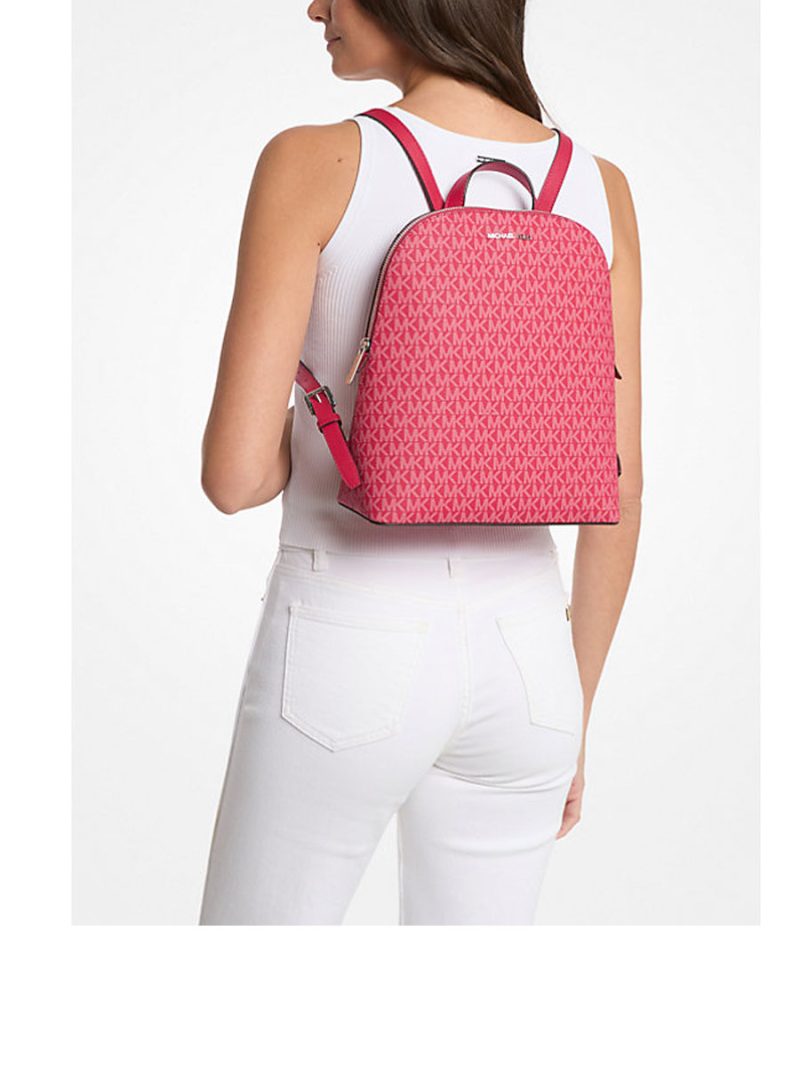MICHAEL Michael Kors Cindy Large Signature Logo Backpack - Image 3