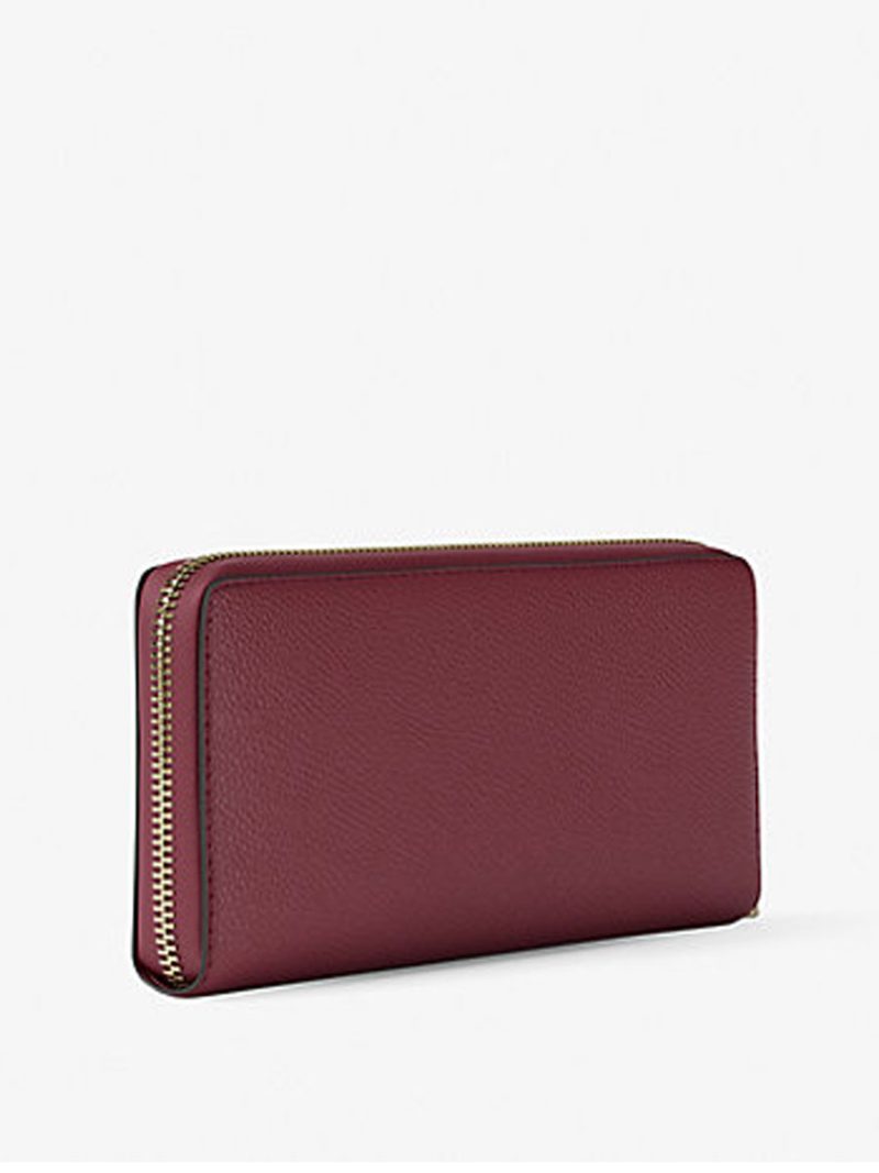 MICHAEL Michael Kors Jet Set Travel Large Pebbled Leather Wristlet - Image 4