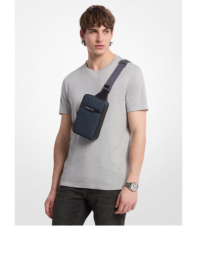 MICHAEL Michael Kors Cooper Medium Signature Logo Sling Pack - Image 3