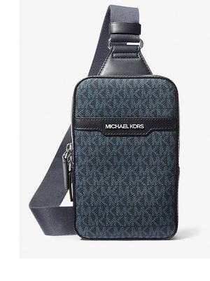 MICHAEL Michael Kors Cooper Medium Signature Logo Sling Pack