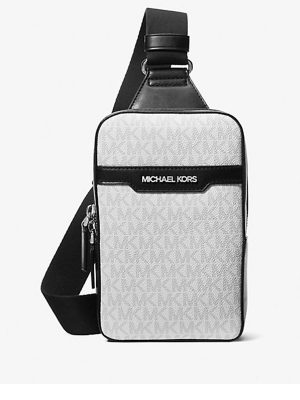MICHAEL Michael Kors Cooper Medium Signature Logo Sling Pack