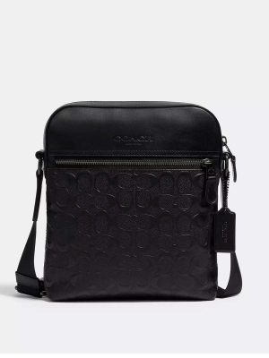 COACH Houston Flight Bag In Signature Leather
