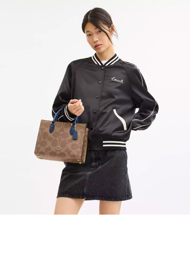 COACH Maggie Small Tote Bag In Signature Canvas - Image 3