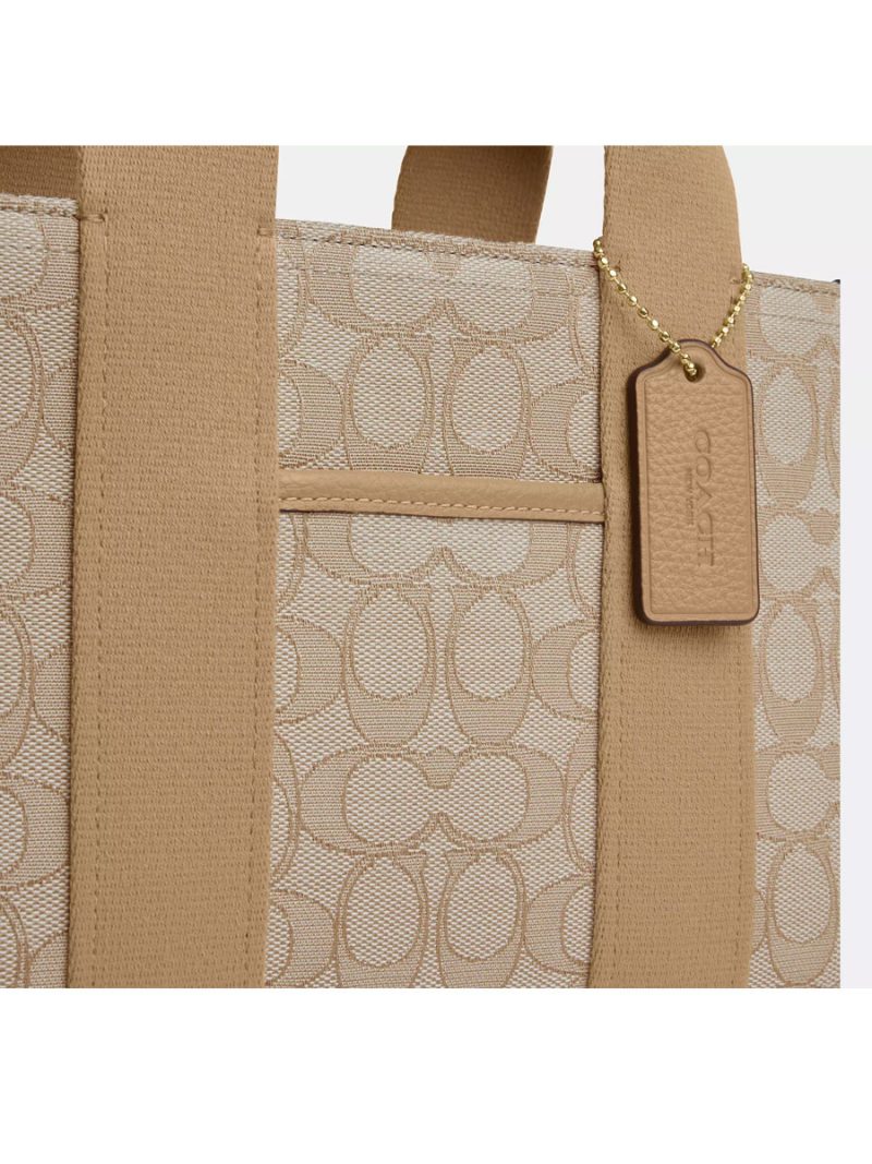 COACH Smith Tote Bag 24 In Signature Jacquard - Image 4