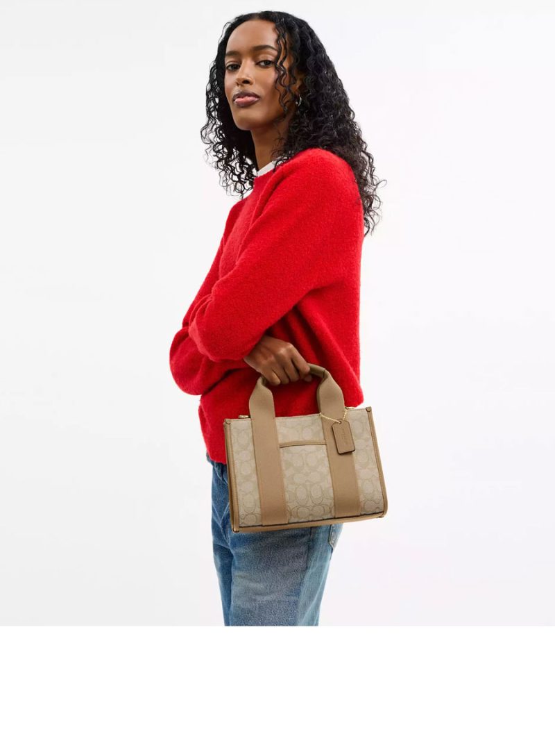 COACH Smith Tote Bag 24 In Signature Jacquard - Image 6