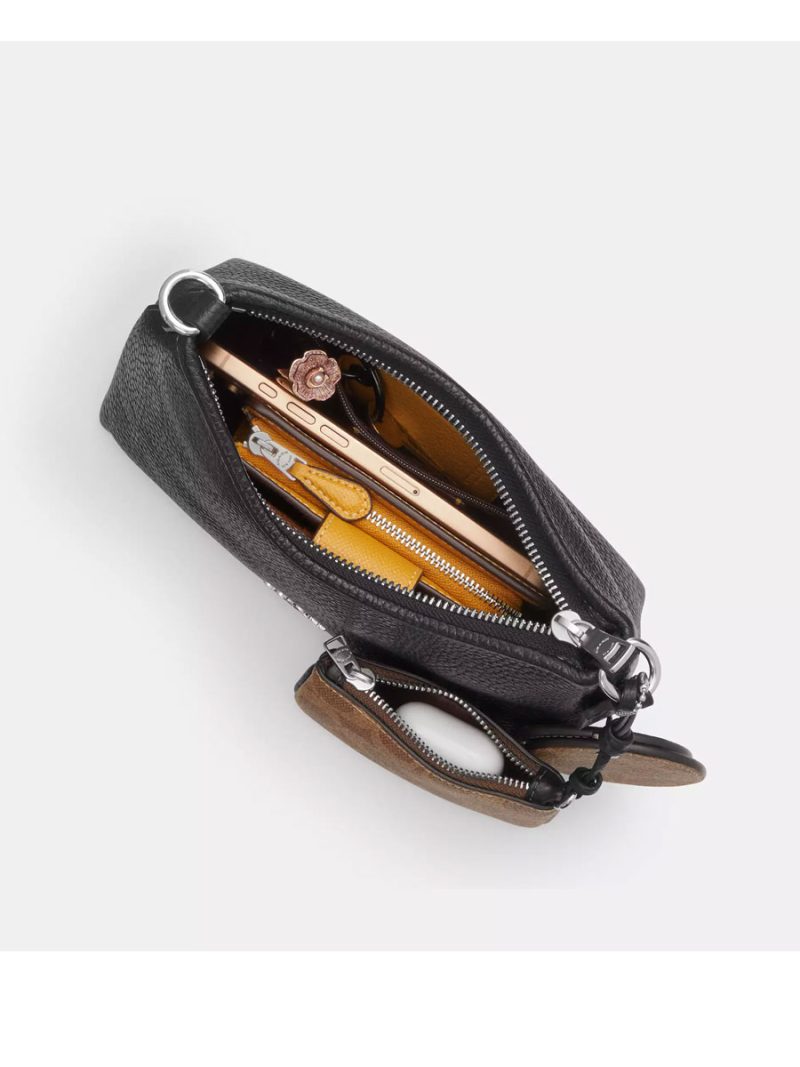 COACH Laurel Small Shoulder Bag With Mirror Charm And Pouch - Image 3
