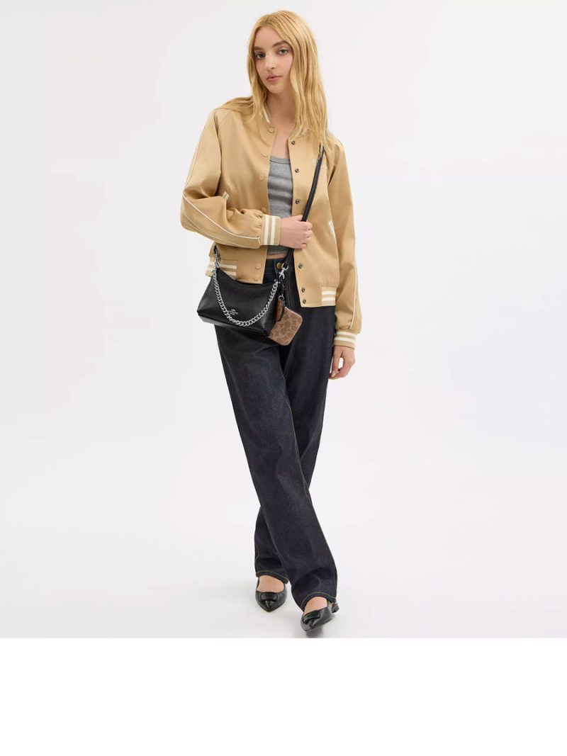 COACH Laurel Small Shoulder Bag With Mirror Charm And Pouch - Image 4