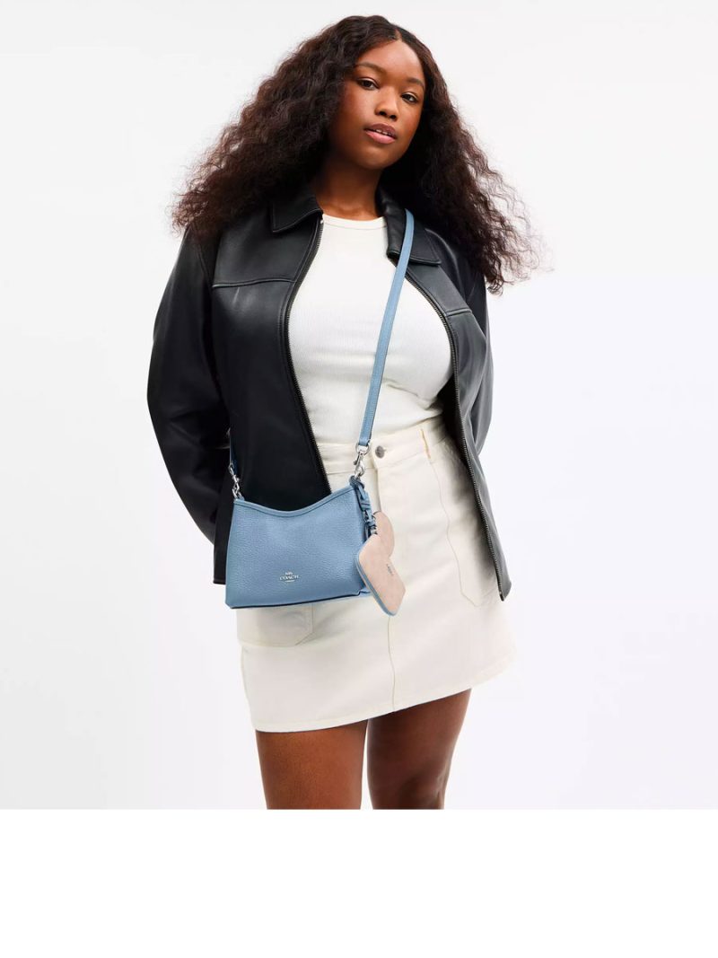 COACH Laurel Small Shoulder Bag With Mirror Charm And Pouch - Image 5