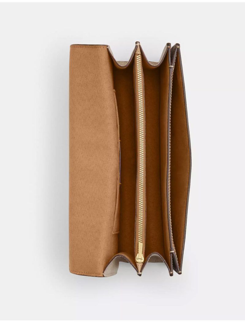 COACH Klare Envelope Crossbody Bag In Blocked Signature Canvas - Image 2