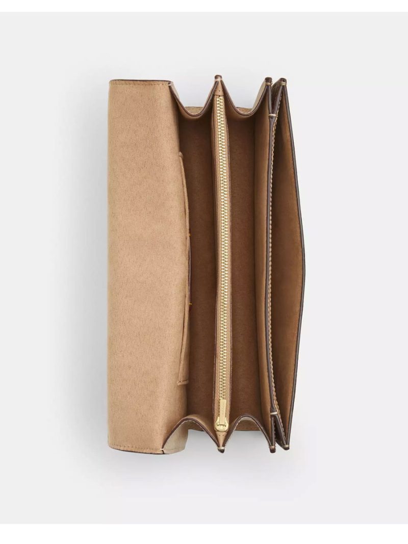 COACH Klare Envelope Crossbody Bag In Blocked Signature Canvas - Image 2