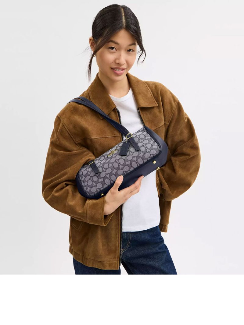 COACH Asher Shoulder Bag In Signature Jacquard - Image 3