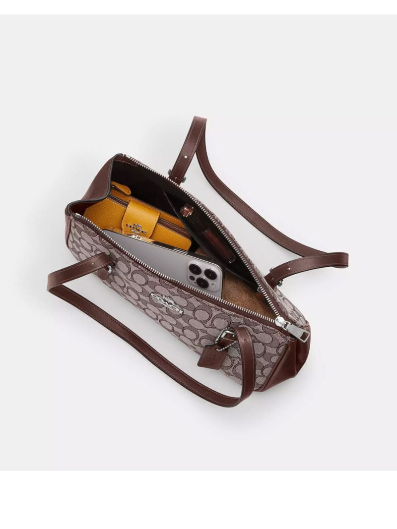 COACH Asher Shoulder Bag In Signature Jacquard - Image 4