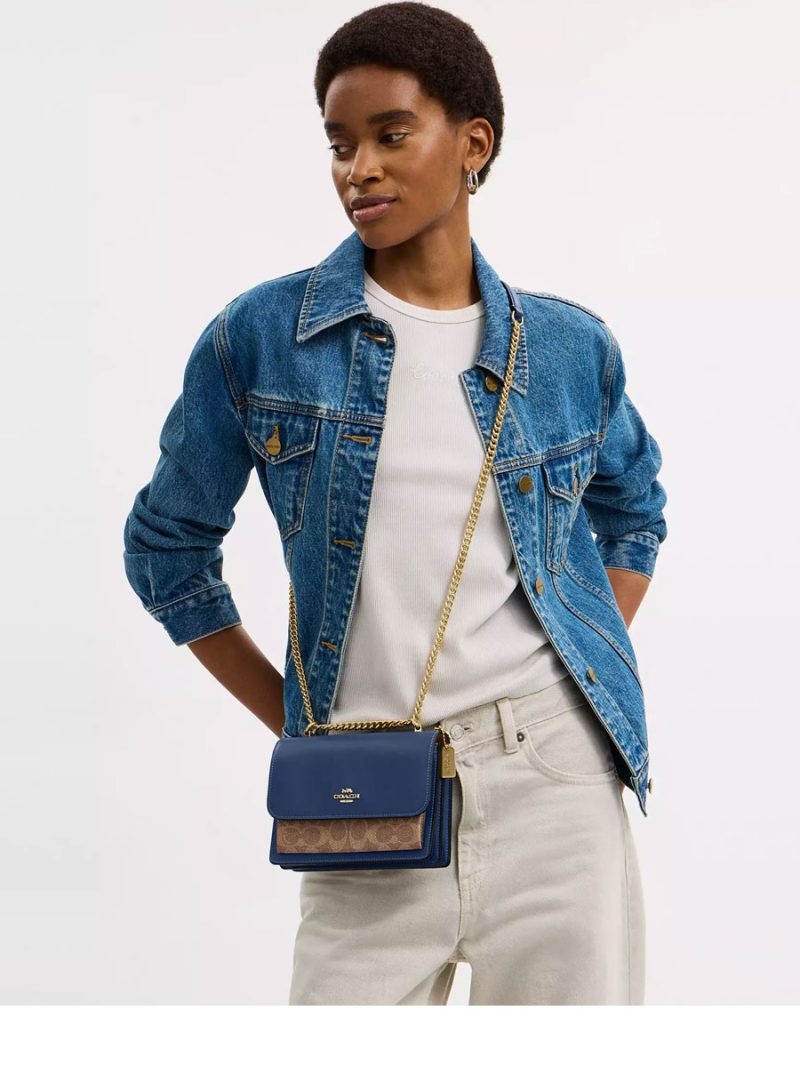 COACH Mini Klare Crossbody Bag In Signature Canvas - Image 4