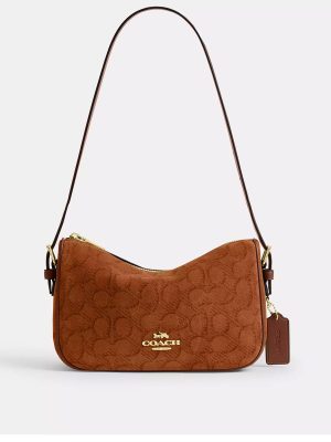 COACH Kailey Shoulder Bag In Signature Suede
