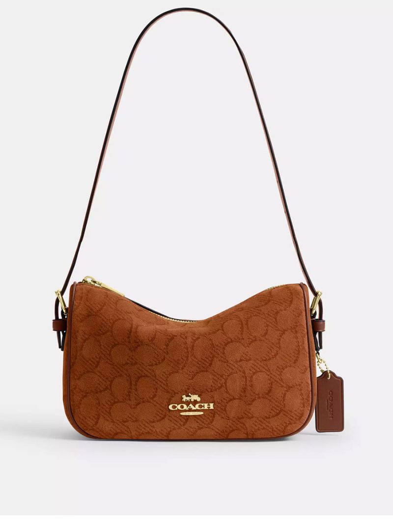 COACH Kailey Shoulder Bag In Signature Suede