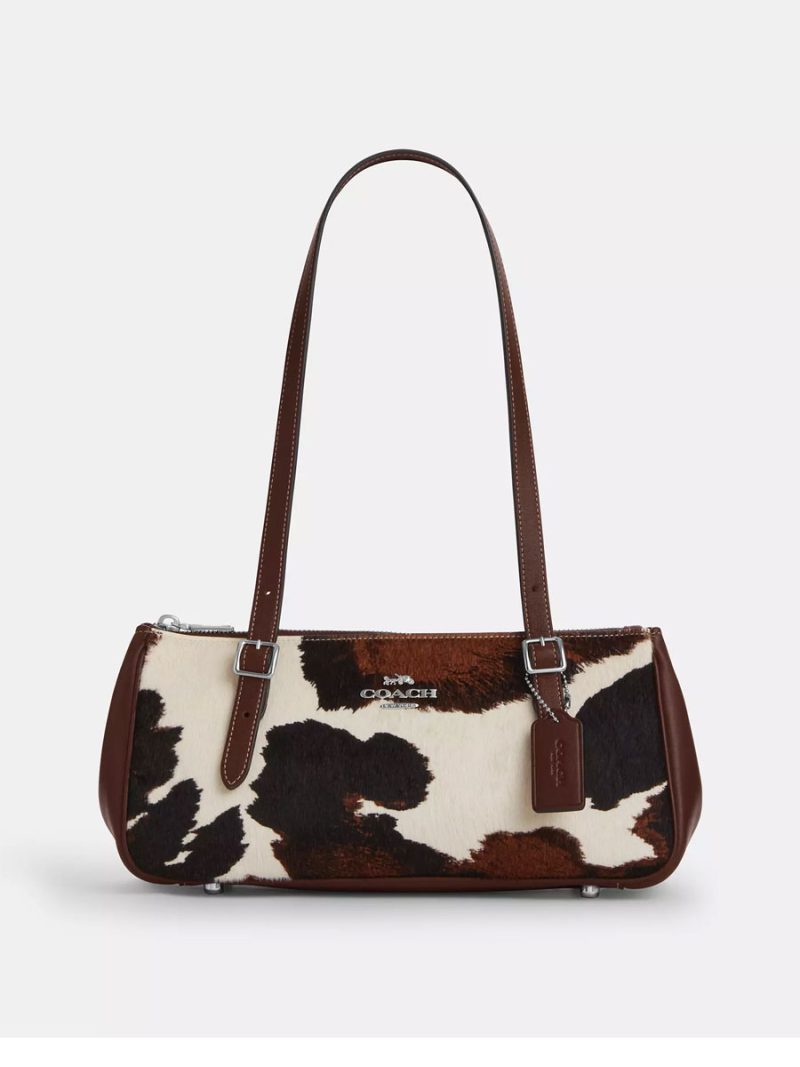 COACH Asher Shoulder Bag With Cow Print
