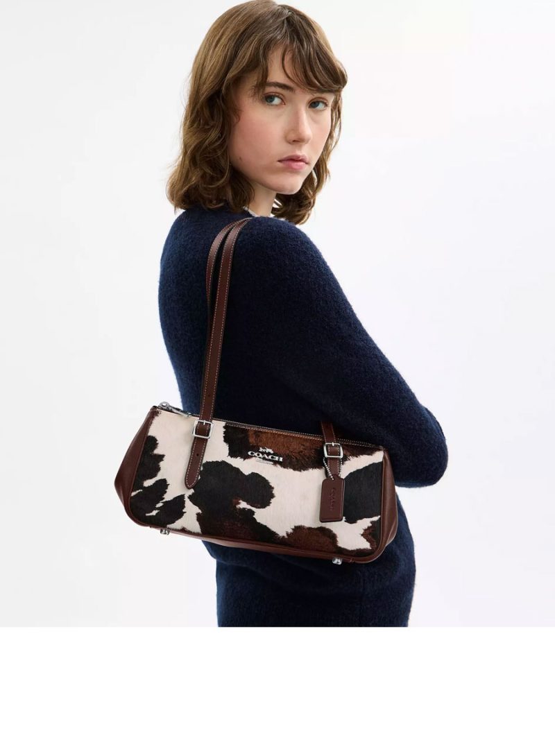 COACH Asher Shoulder Bag With Cow Print - Image 3
