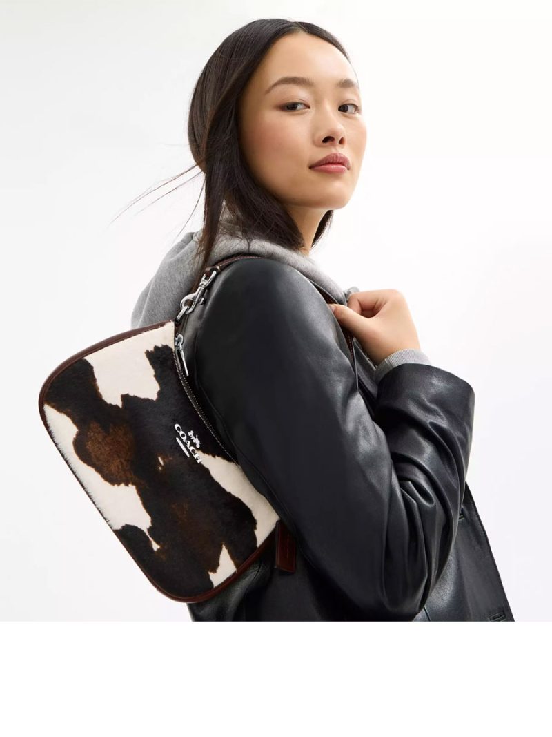 COACH Teri Shoulder Bag With Cow Print - Image 6