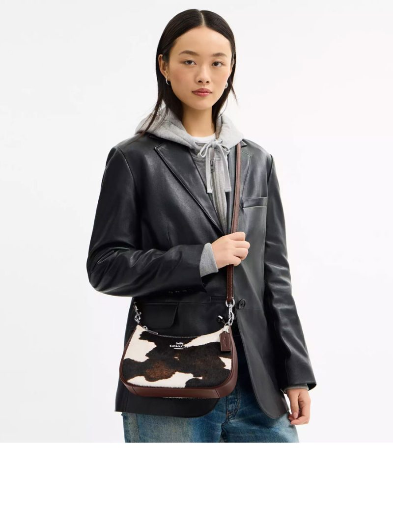 COACH Teri Shoulder Bag With Cow Print - Image 5