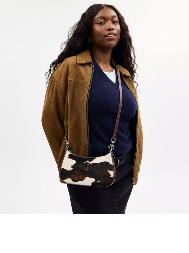 COACH Teri Shoulder Bag With Cow Print - Image 4