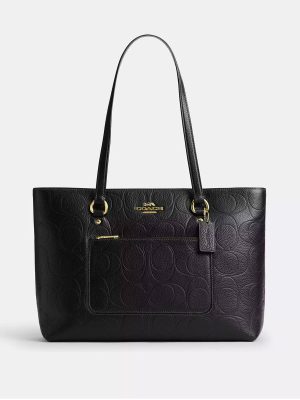 COACH Station Tote Bag In Signature Leather