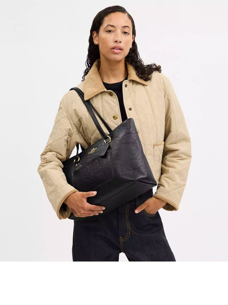 COACH Station Tote Bag In Signature Leather - Image 7