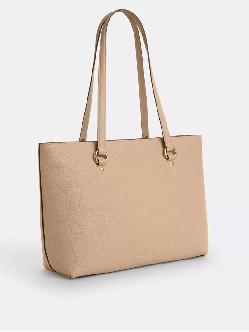 COACH Station Tote Bag In Signature Leather - Image 3