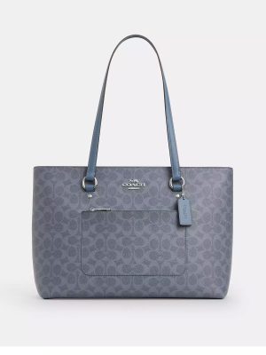 COACH Station Tote Bag In Signature Canvas