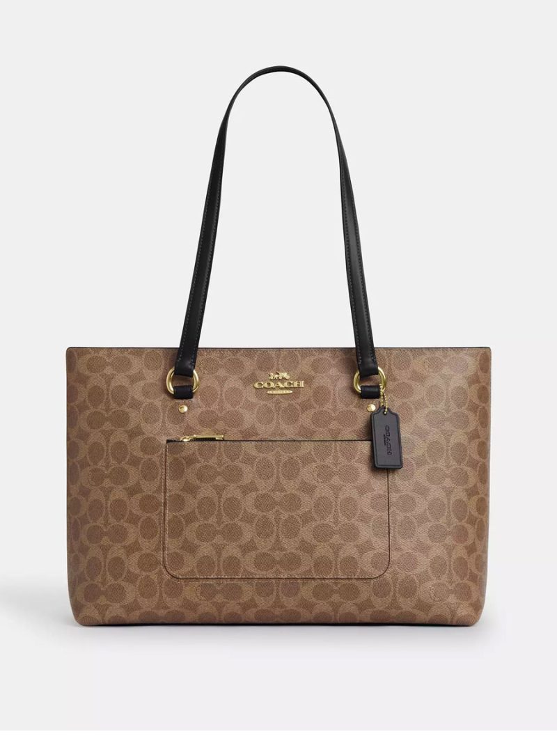 COACH Station Tote Bag In Signature Canvas
