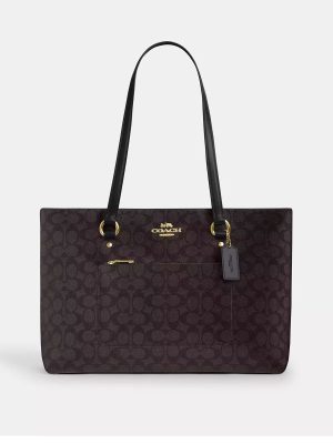 COACH Station Tote Bag In Signature Canvas