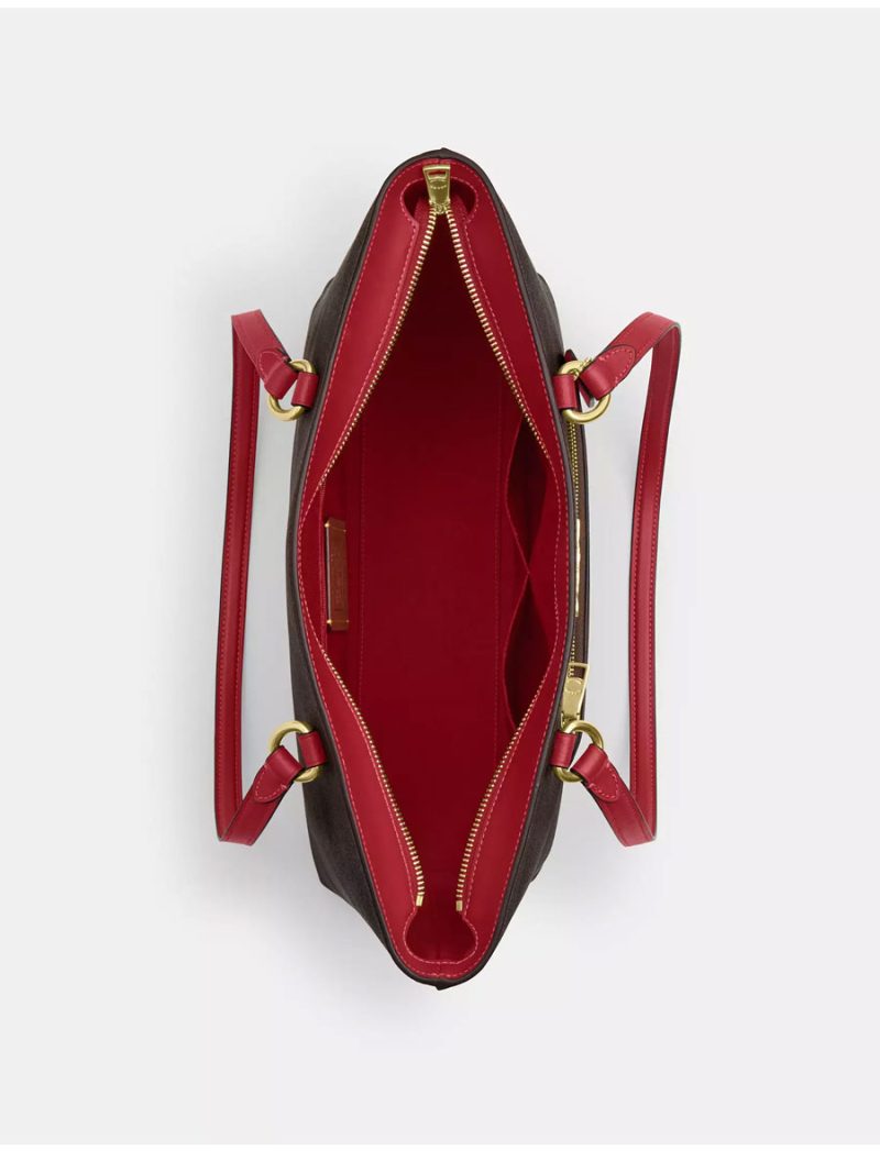 COACH Station Tote Bag In Maxi Signature Canvas - Image 2