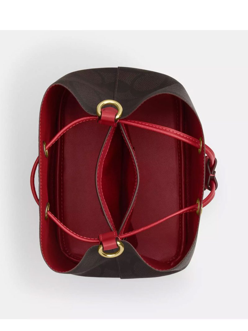 COACH Rowan Bucket Bag In Maxi Signature Canvas - Image 3