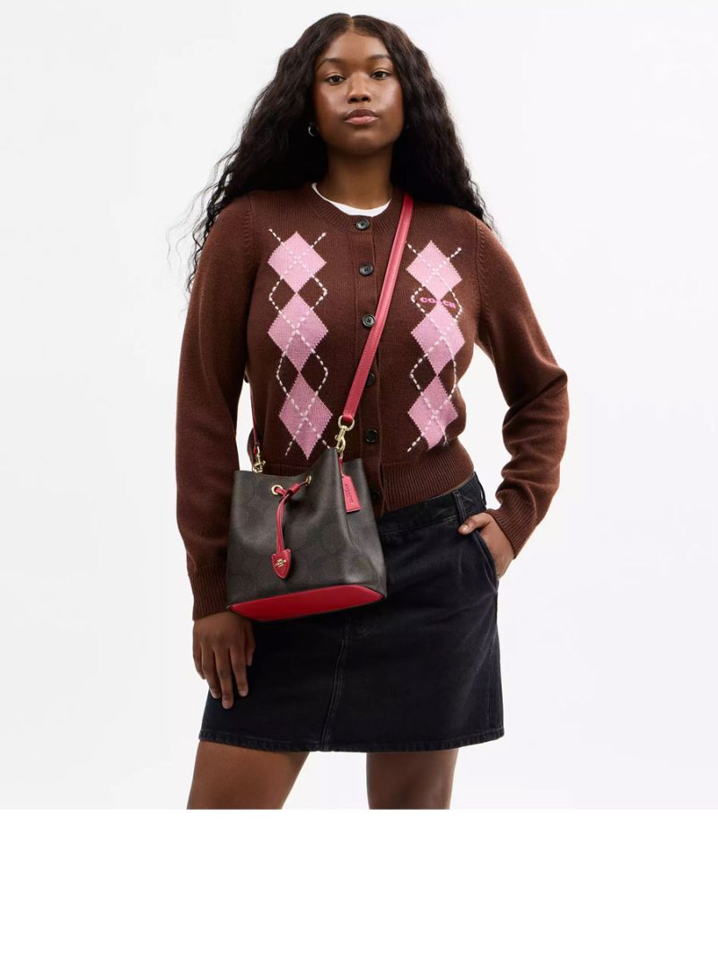 COACH Rowan Bucket Bag In Maxi Signature Canvas - Image 6