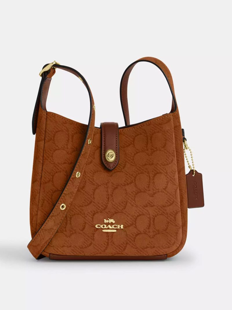 COACH Hadley Mini Crossbody Bag In Signature Suede