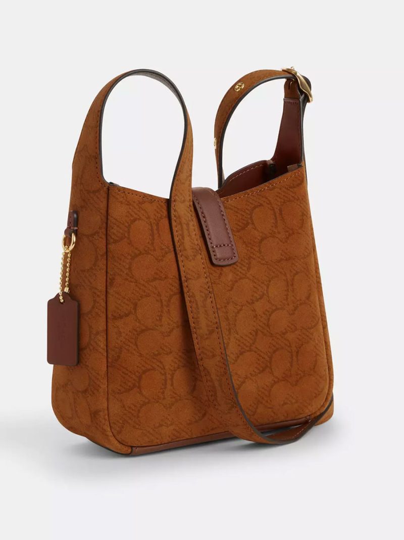 COACH Hadley Mini Crossbody Bag In Signature Suede - Image 5
